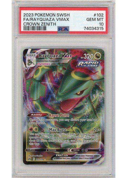 Rayquaza VMAX - 102/159 - PSA 10.