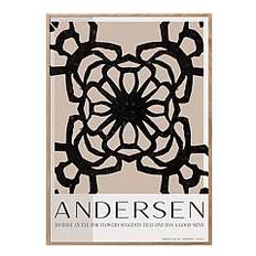 CHICURA H.c. Andersen - Flower Mind |Svart |29.7X42 cm