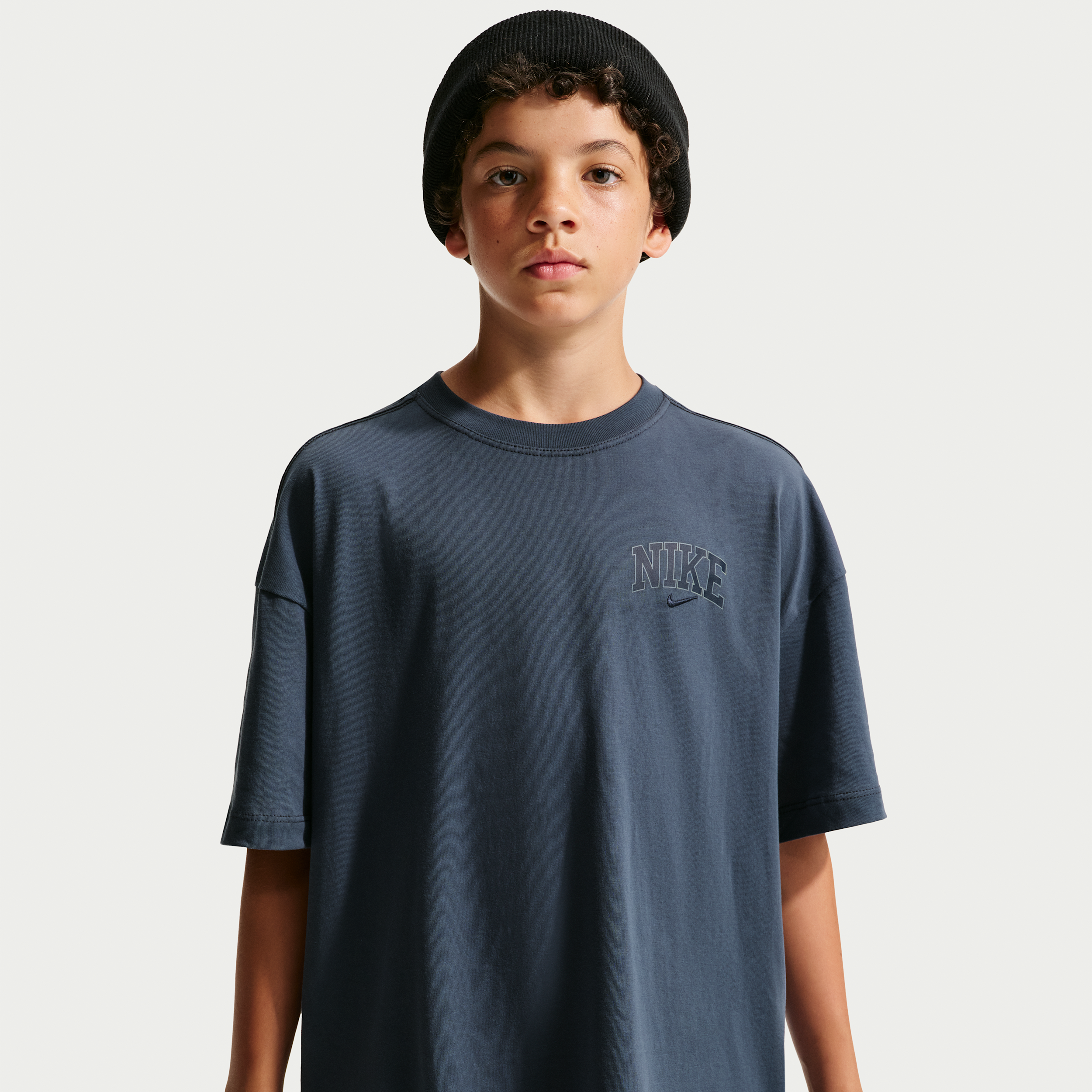 Nike -T-shirt til større børn (drenge) - blå