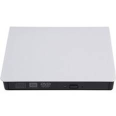 Usb 3.0 extern enhet dvd-rom cd-rw dvd-rw brännare spelare bärbar läsare slim för windows 7/8/10 laptop - Vit