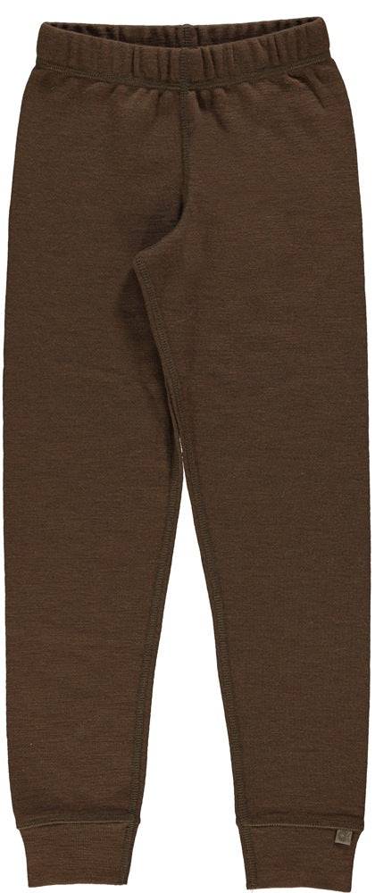 Leggings i merinould - Brown / 1-2