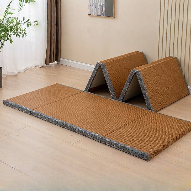 Rattan Carpet Foldable Japanese Tatami Mat Filled in Coconut Fiber Japan Apartment Bedroom Sleeping Flooring Futon Mattress