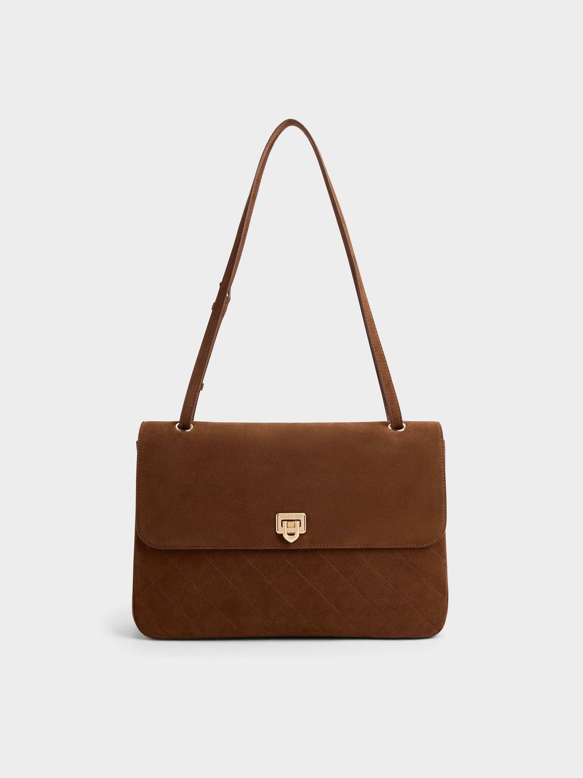CHARLES & KEITH - Connie Quilted Shoulder Bag