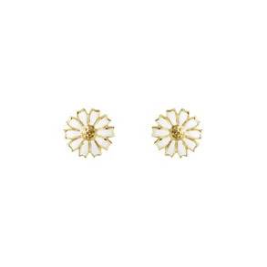 Georg Jensen Daisy ørestikker i forgyldt sølv
