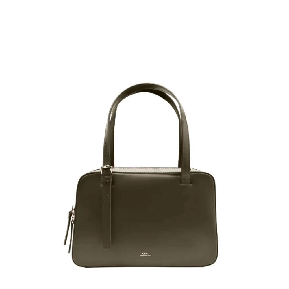A.P.C. Horizontal Virginie Taske - Tasker - Dame - Grøn - ONE SIZE - Læder