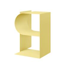 HEM - Glyph Side Table Beta - Wax Yellow - Småbord & sidobord - Kwangho Lee - Gul - Metall