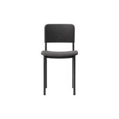 Plan Chair Fully Upholstered, black/Re-wool 198