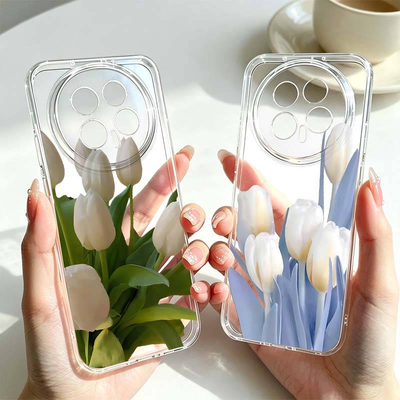 Tulip design pattern Cover For Honor Magic 8 7 6 X9C X9b X7d X5C X50 Play 8T 7T 200 400 9X Lite Pro GT Plus 5G Phone Case