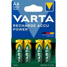 VARTA Genopladelige batteri AA/HR6 2600 mah 4 stk