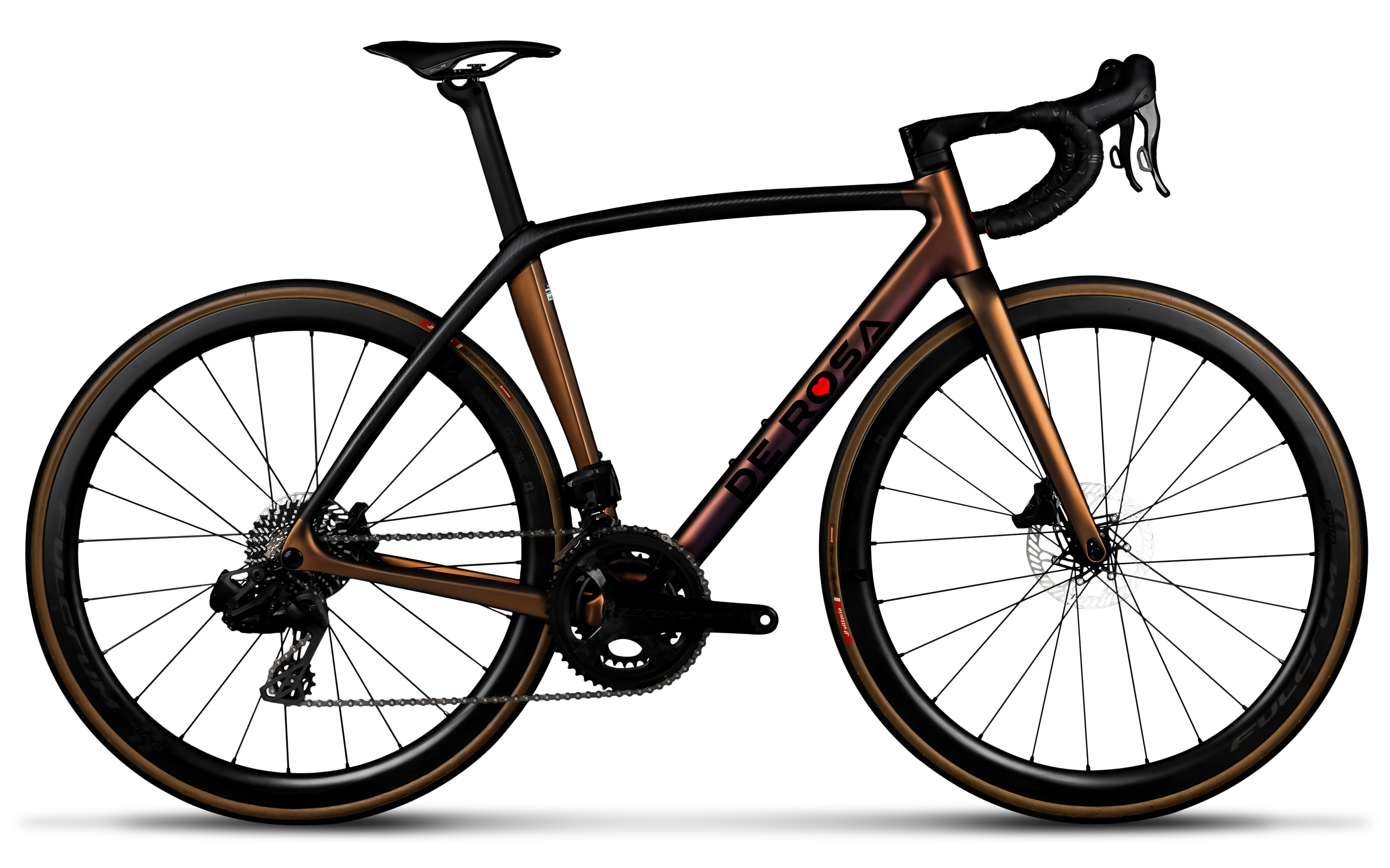 De Rosa New Idol | SRAM Force AXS Powermeter | Fulcrum Soniq 42 Carbon - Sunrise / L