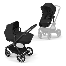 Cybex Eos Lux Kinderwagen - Zwart Frame