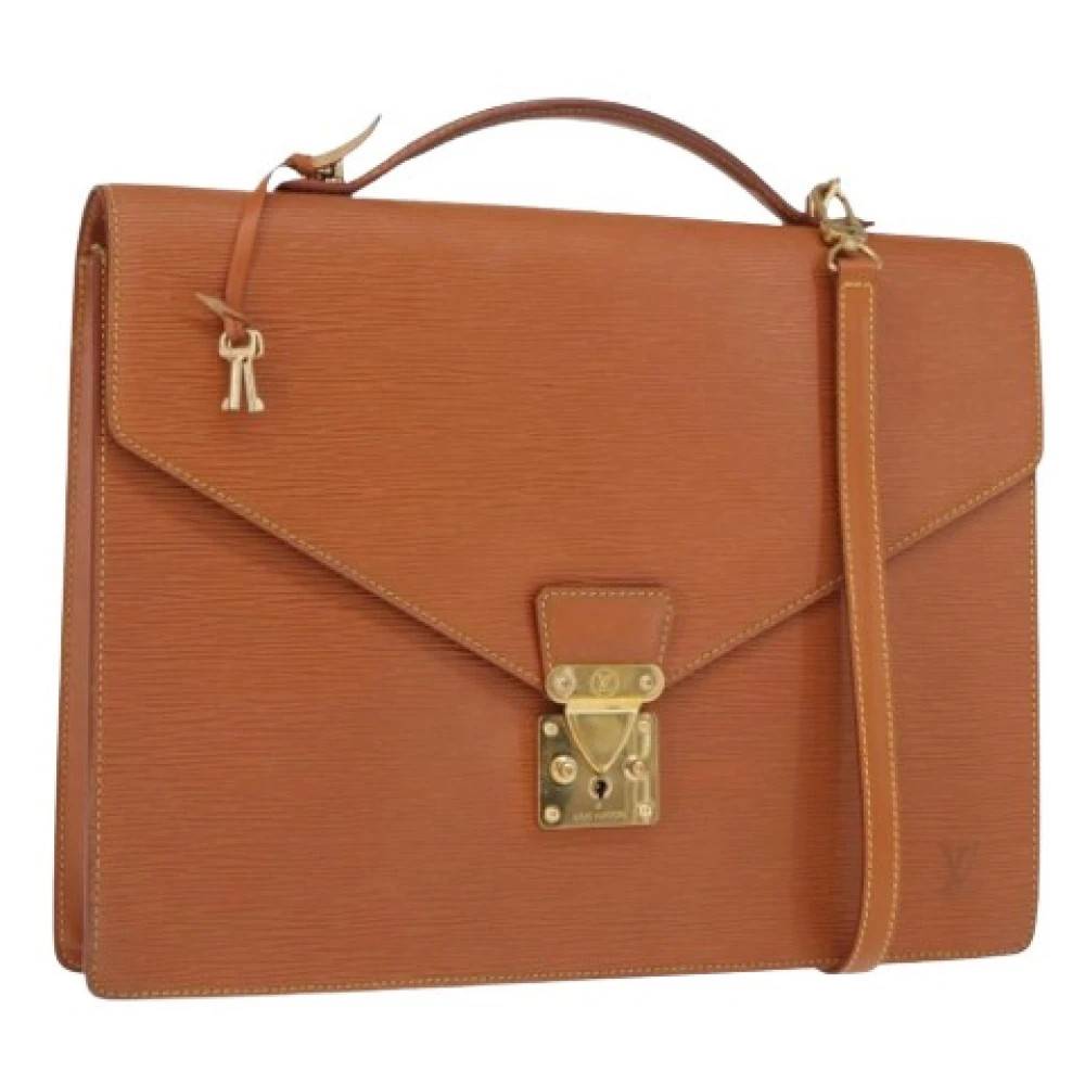 Louis Vuitton Vintage Pre-owned Vintage Håndtaske - Vintage - Dame - Brun - ONE SIZE - Læder