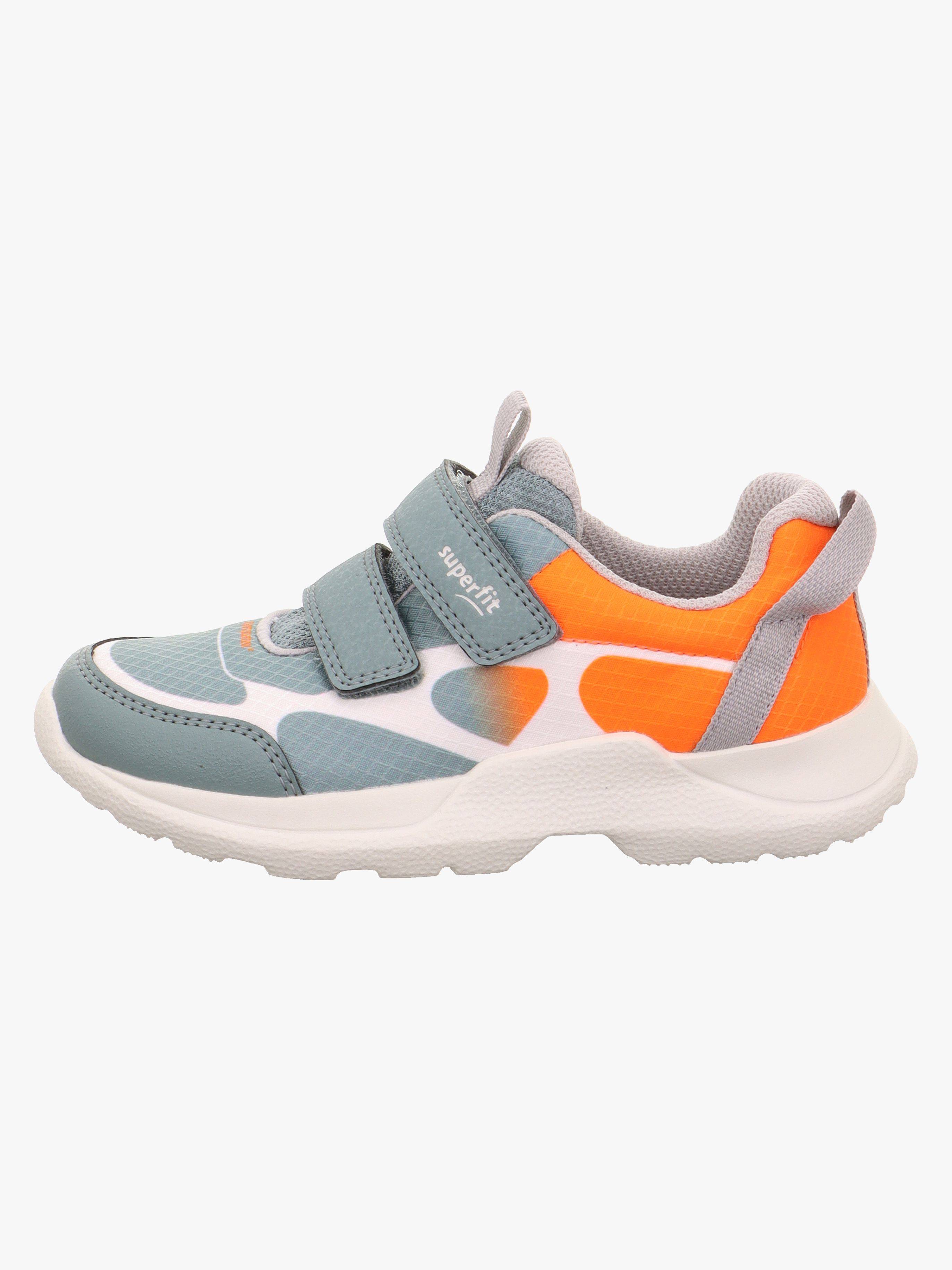 Superfit Rush WP Sneakers, Light Green/Orange, 24