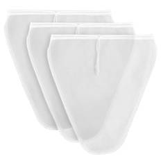 3pcs Filter Bags Nut Milk Bag Strainer Cloth Fine Mesh Juice Filter Bag for Production Vegan Nut L