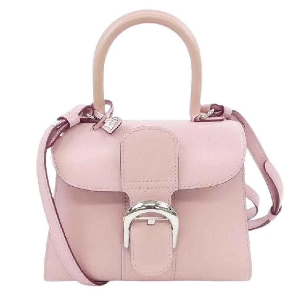 Delvaux Pre-owned Pre-owned Læder Håndtaske - Vintage - Dame - Lyserød - ONE SIZE - Læder