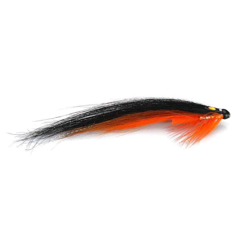 Posh Sunray Orange Salmon Fly Sea Trout Flies Plastic Tubes  (8-pack)