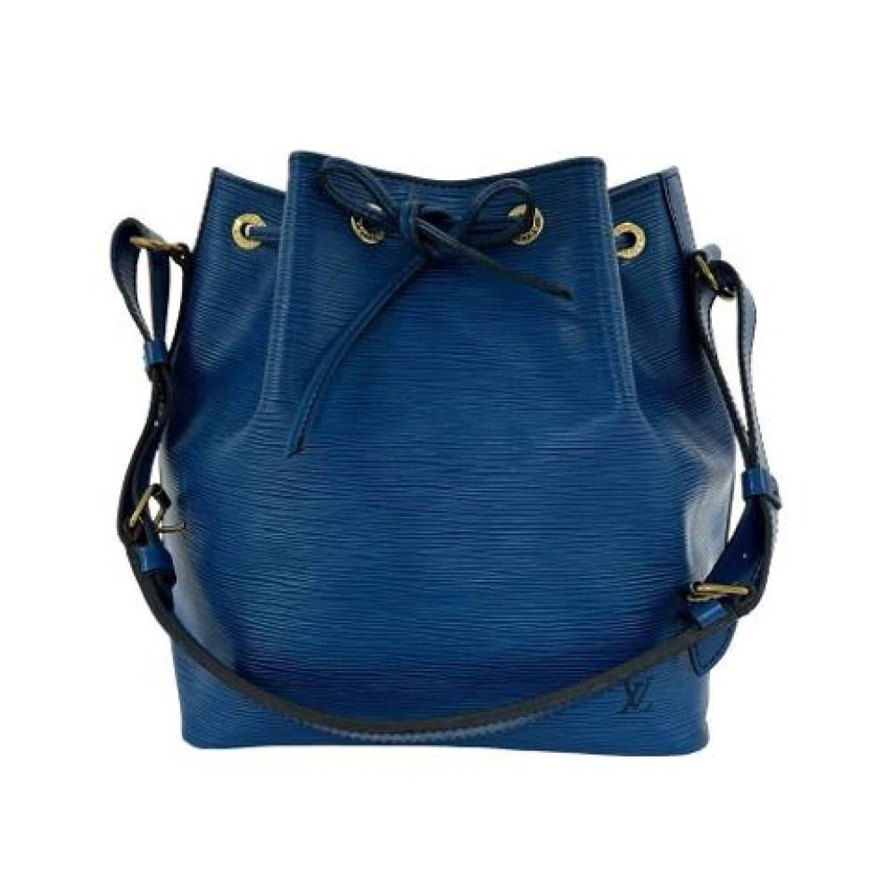 Louis Vuitton Vintage Pre-owned Vintage Bucket Bag - Vintage - Dame - Blå - ONE SIZE - Uld