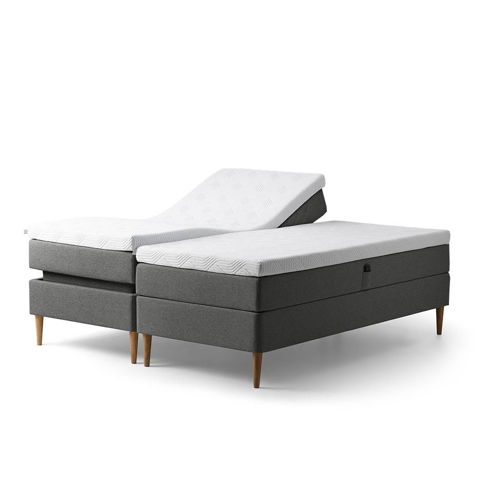 Tempur Promise Plus Ställbar Säng 160x200 Stone (160x200)