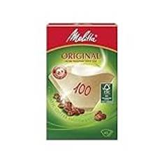 400 x filterpåsar/kaffefilter "Melitta Original 100" (naturbrun)