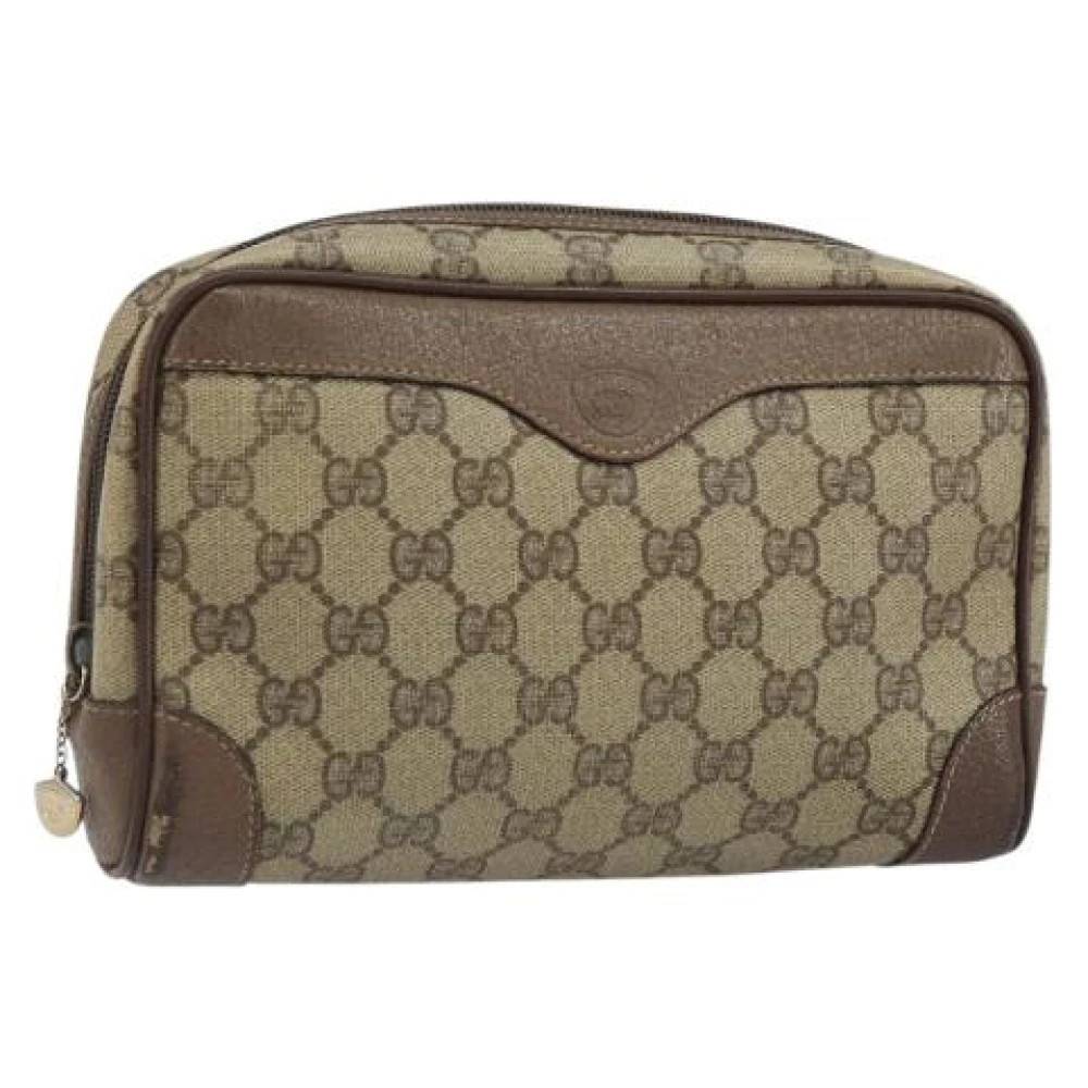 Gucci Vintage Pre-owned Vintage Clutch - Vintage - Dame - Beige - ONE SIZE - Tyl