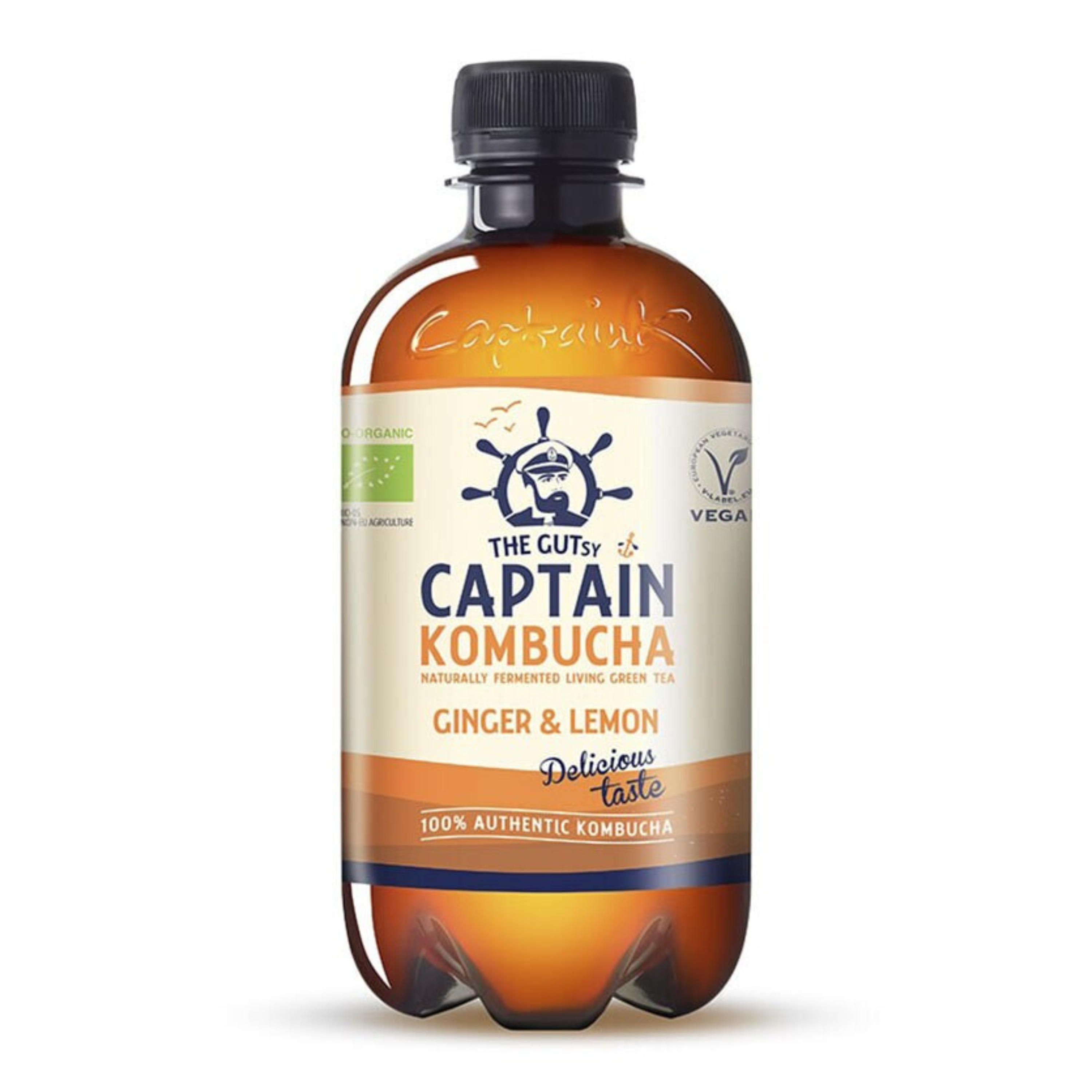 Captain Kombucha Kombucha Tea Ginger Lemon 400ml