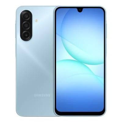 Galaxy A17, 17 cm (6.7"), Hybrid Dual SIM, 4G, USB Type-C, 4 GB, 128 GB, 5000 mAh, lyseblå