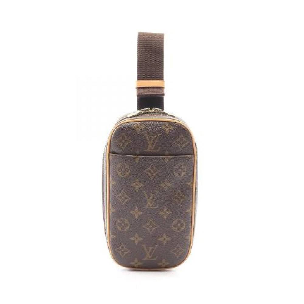 Louis Vuitton Vintage Pre-owned Pochette Gange Monogram bæltetaske - Vintage - Herre - Brun - ONE SIZE - Uld