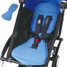 Andningsbar barnvagnstillbehör universal madrass barnvagn foder för babyzen yoyo sittdyna fyra säsonger mjuk barnvagn pad - Ros rosa