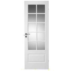 Swedoor, Indvendig dør m. glas, Style SP10, hvid (På lager i butik)