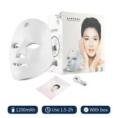 7 Colors LED Facial Mask Red Light Photon Therapy Anti Wrinkle Firming Skin Brightening Acne Treatment Skin Care Face LED Mask vit