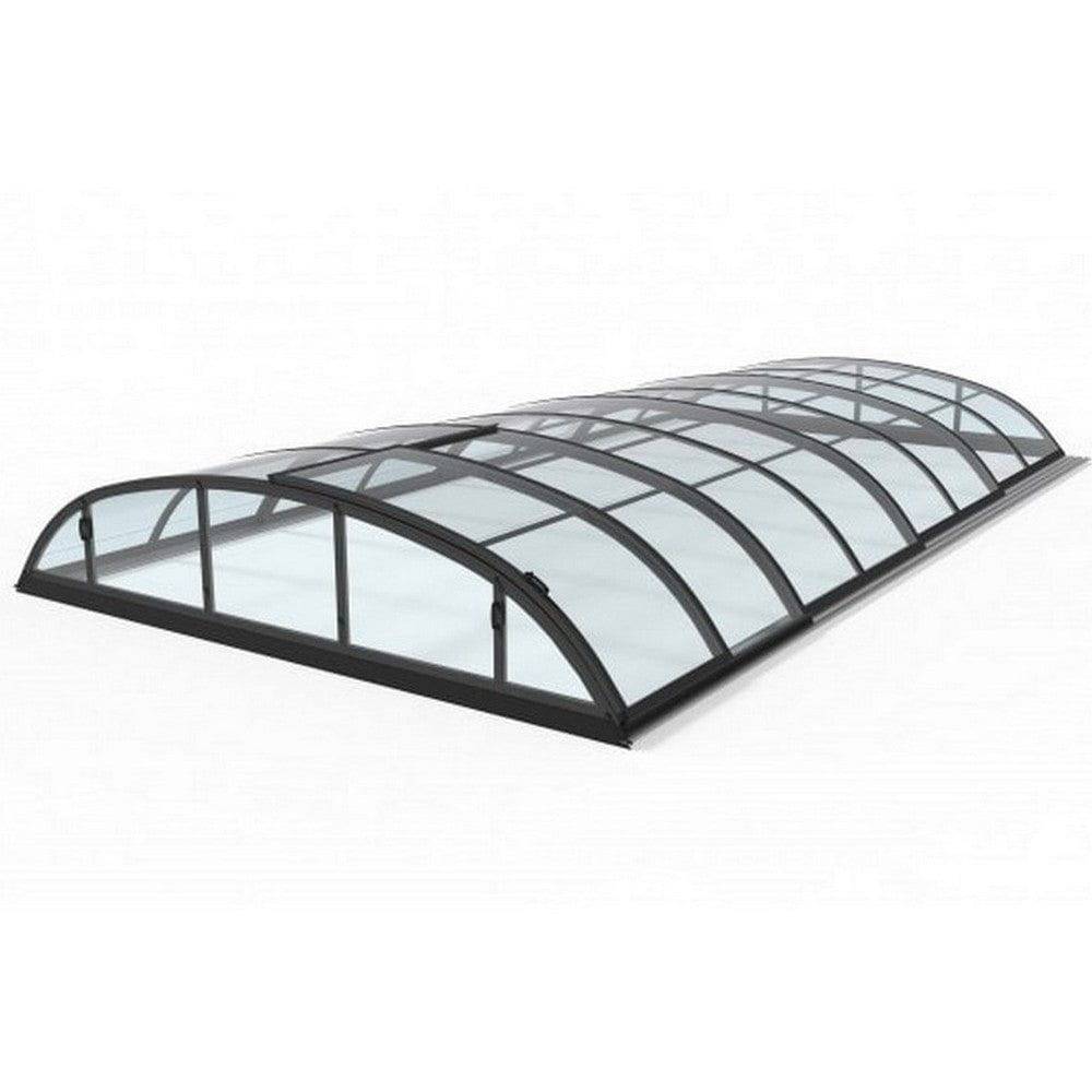 Albixon Pooltak Smart - Antracit / Klarplast 4mm / 4x8m