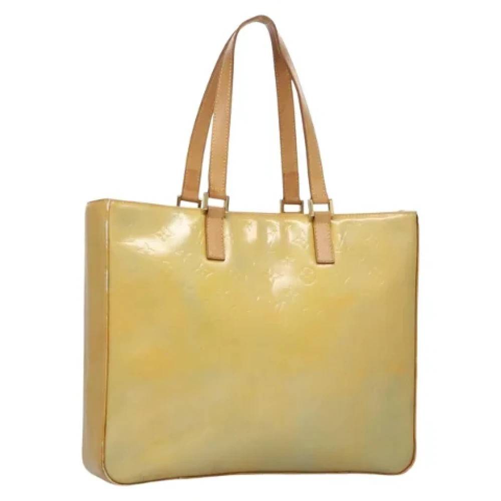 Louis Vuitton Vintage Pre-owned Laeder louis-vuitton-tasker - Vintage - Dame - Gul - ONE SIZE - Tyl