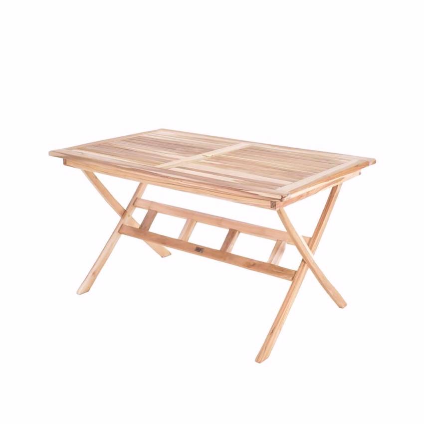Dacore Havebord 85x135 cm - Teaktræ | Møbelsalg.dk