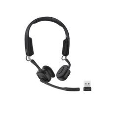 Shokz OpenMeet UC Business Earphones with Bone Conduction Air Conduction Wireless Bluetooth Open Ear Does Not Block Your Automatic Pairing Includes svart