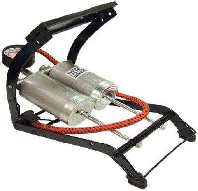 Streetwize Double Footpump, Black
