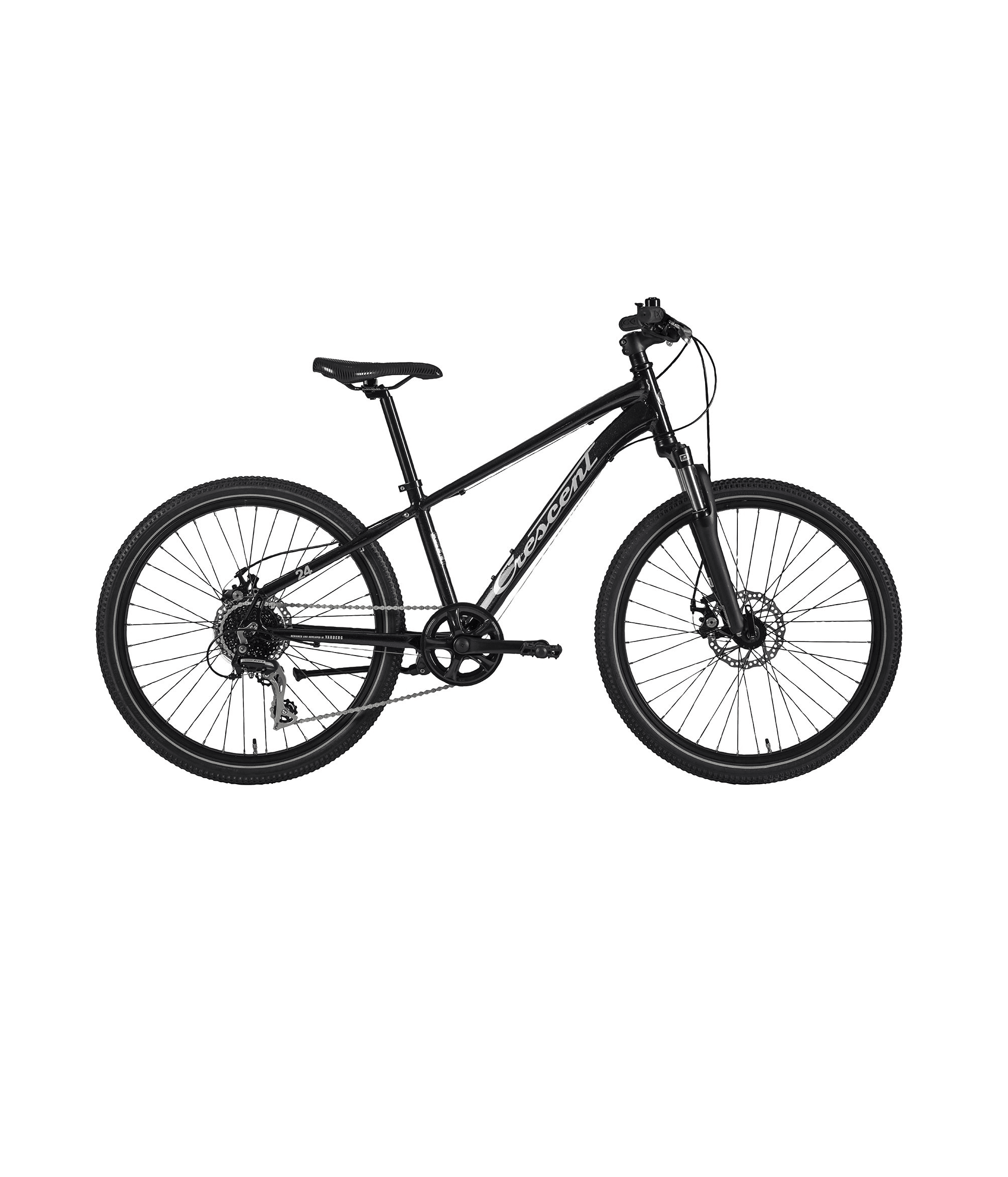 Barncykel Crescent Vale 8s, 24″ – svart