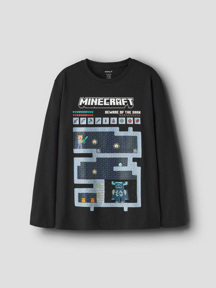 Minecraft Topp - Svart - 158/164