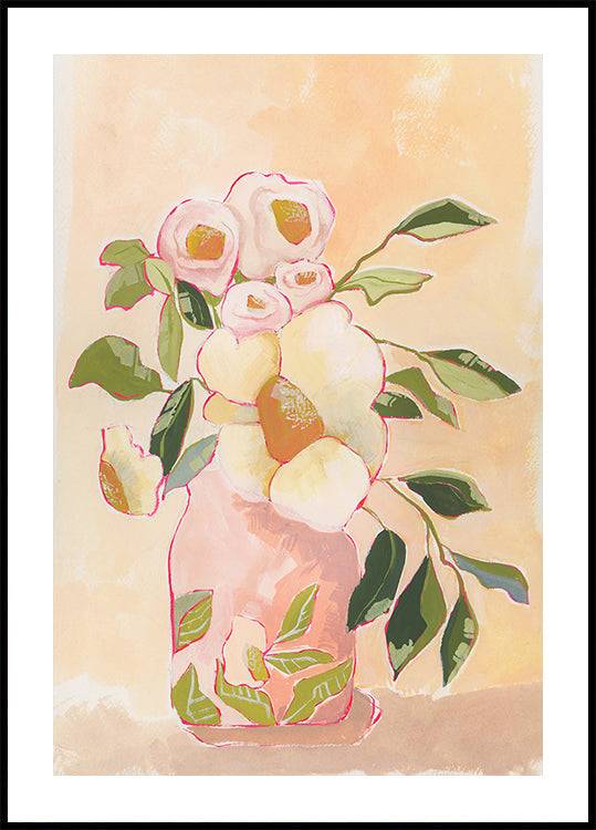 Flourish Vase (100x140cm) - Plakater > Illustrationsposters, Botaniska Posters, Pictufy, BD