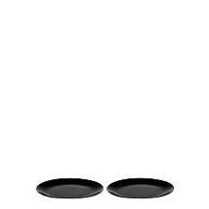 SERAX Plate Dé Set/2 |Svart |Ø 28 cm