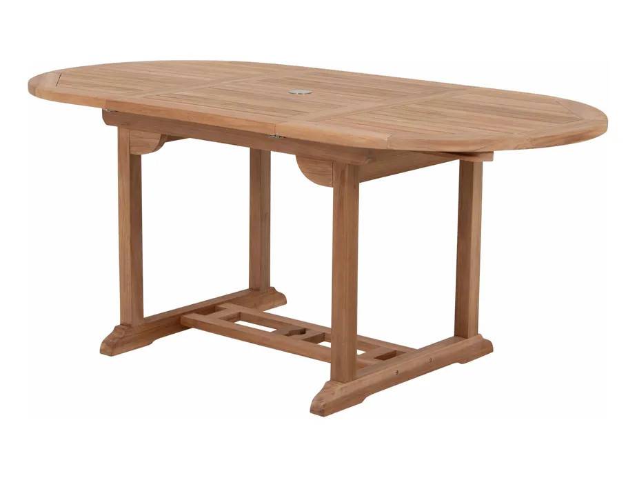 Sunzo Java matbord Teak 120-180 x 90 cm