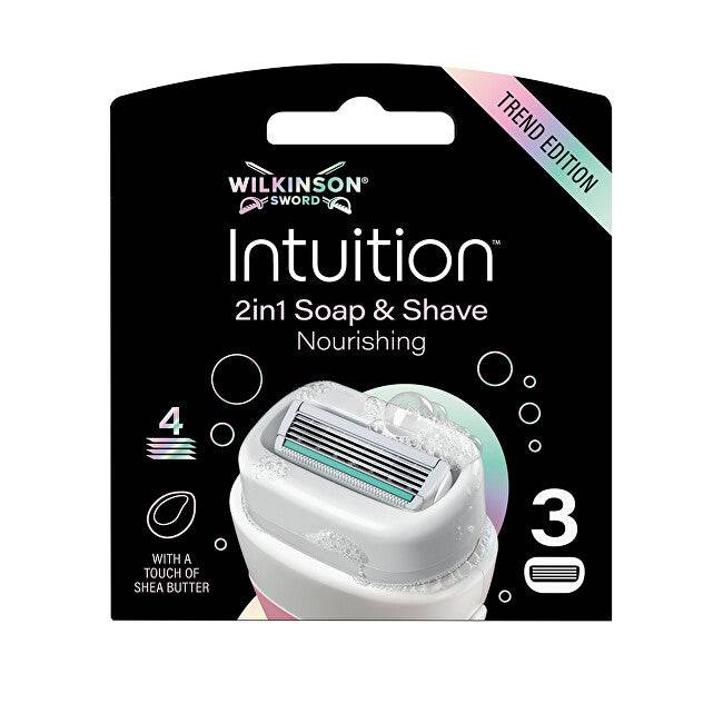 Wilkinson sword Intuition Soap e Shave nutriente Replacement Heads 3 pezzi