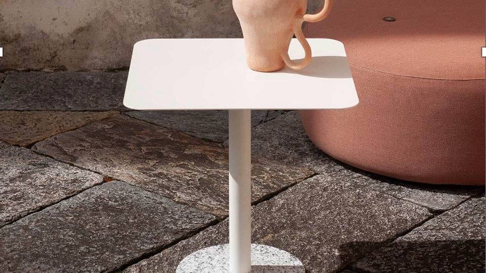 Bernardo 353 side table - Metal Rust