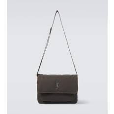 Saint Laurent Niki canvas messenger bag - green