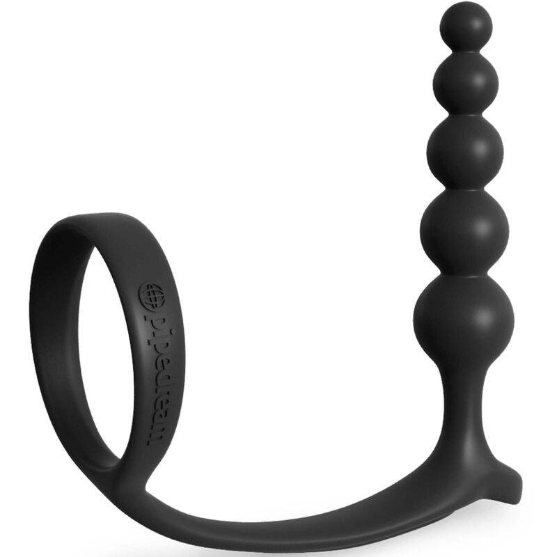 Anal Cockring med Pärlor – Elite Silikon