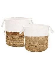 Set med 2 korgar BELLPAT Jute Naturlig