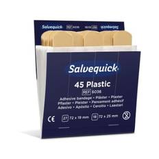 Plåster Plast Salvequick Refill(6036) 45st x 6/fp