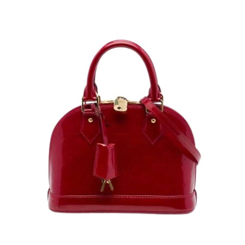 Louis Vuitton Vintage Pre-owned Alma BB - Vintage - Dame - Rød - ONE SIZE - Uld