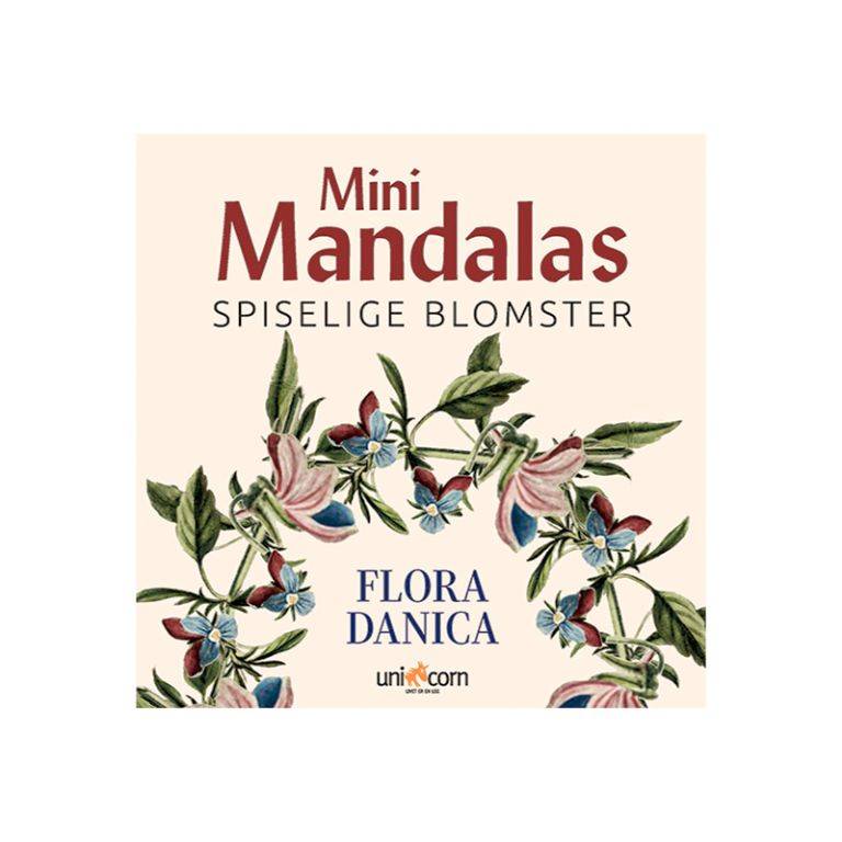 Mini Mandalas malebog - Spiselige blomster
