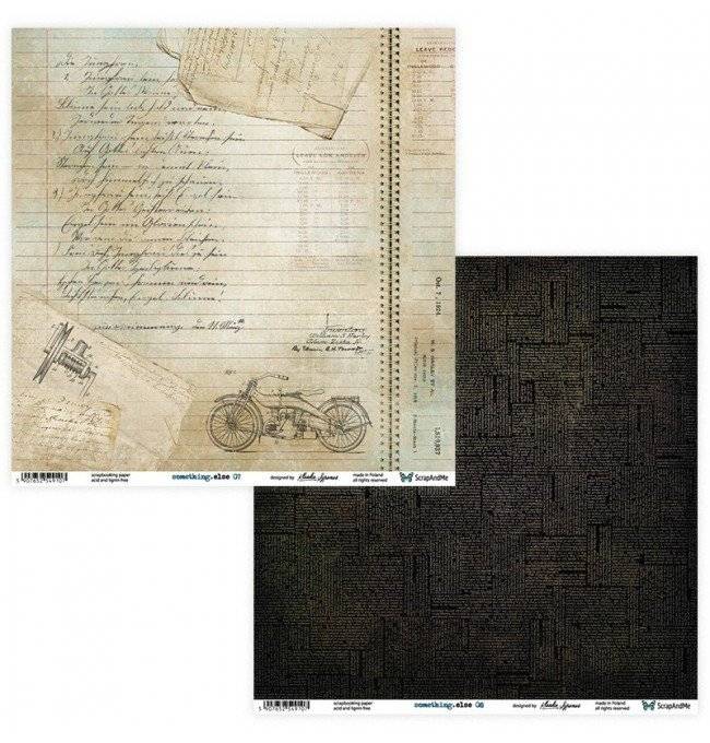 ScrapAndMe - 30x30 papper - Something Else 07/08