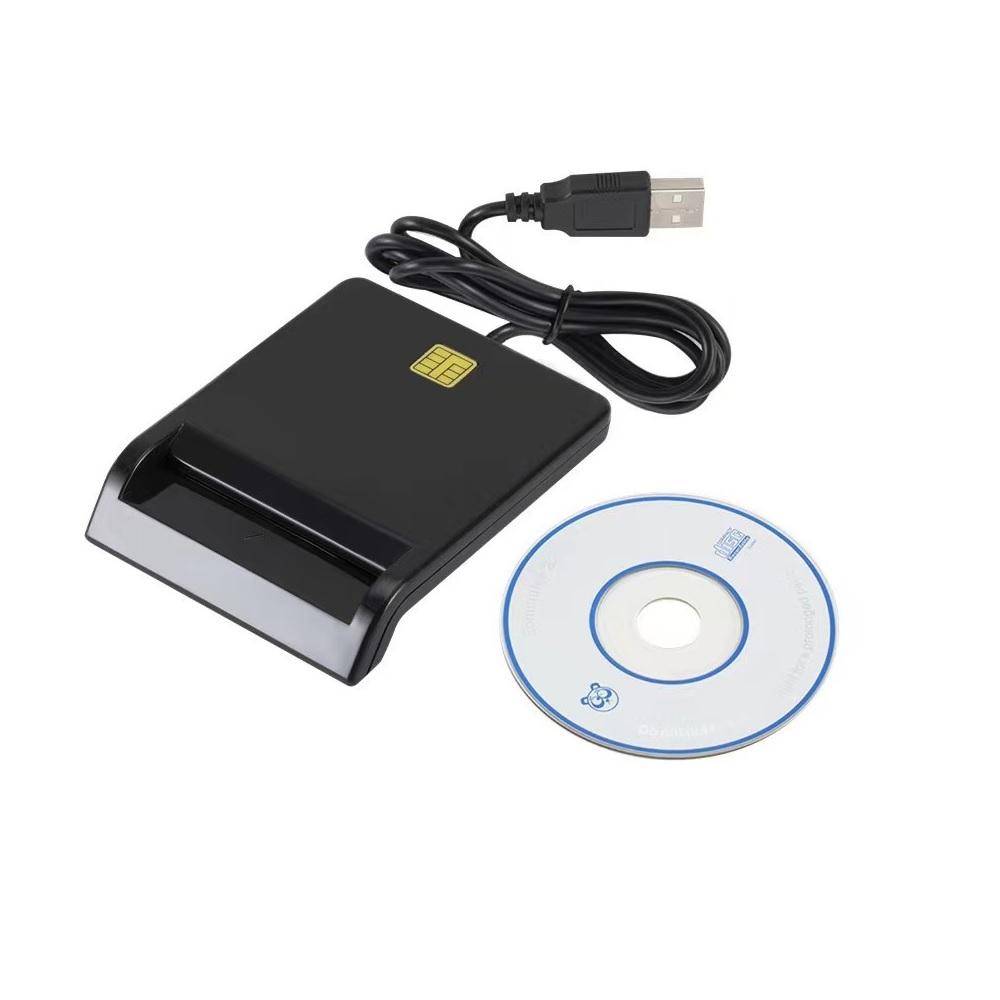 USB 2.0 Smartkortläsare för DOD CAC Common Access-Bankkort-ID för Mac OS